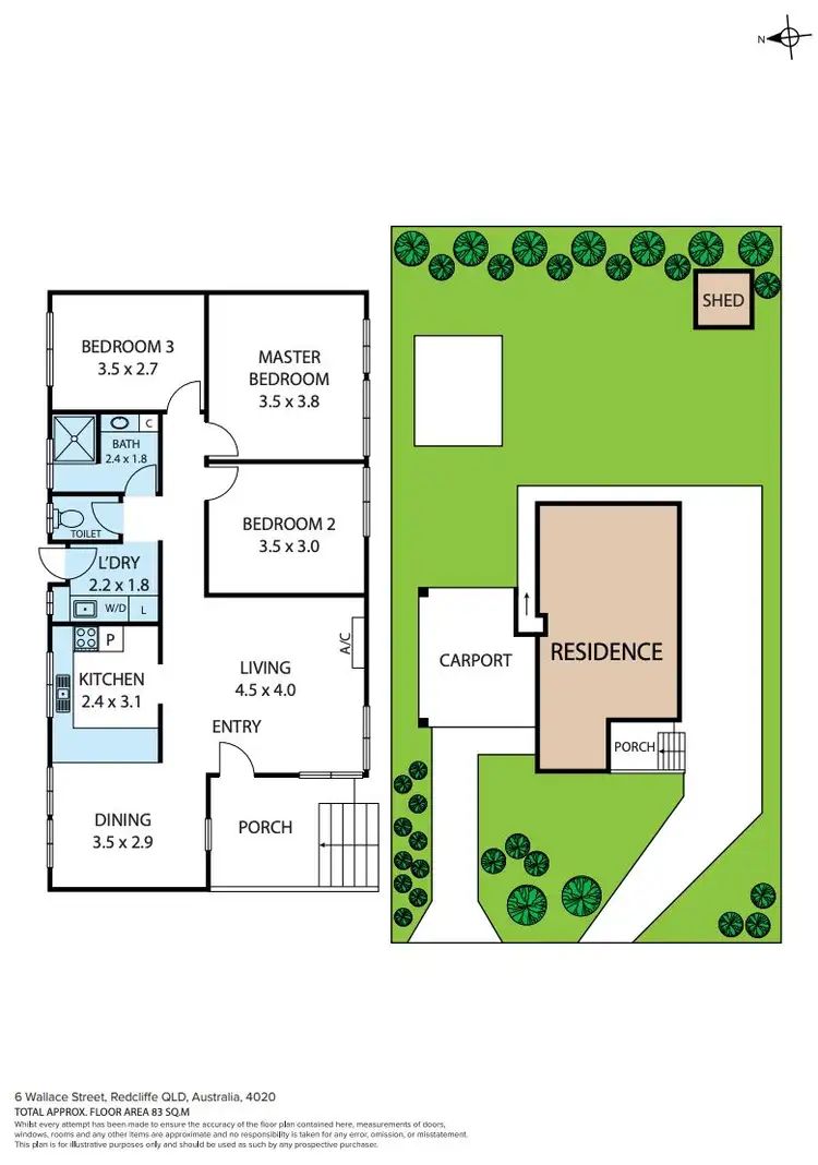 Floorplan of Homely house listing, 6 Wallace Street, Redcliffe QLD 4020