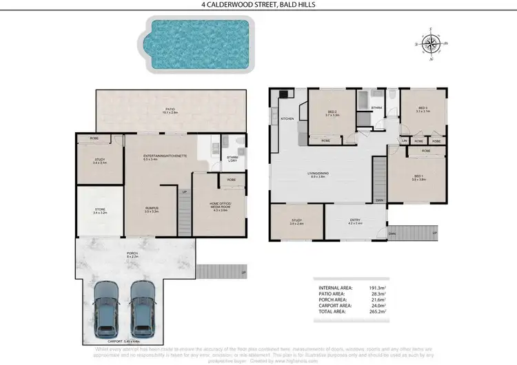 Floorplan of Homely house listing, 4 Calderwood Street, Bald Hills QLD 4036