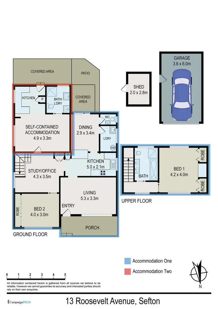 Floorplan of Homely house listing, 13 Roosevelt Avenue, Sefton NSW 2162