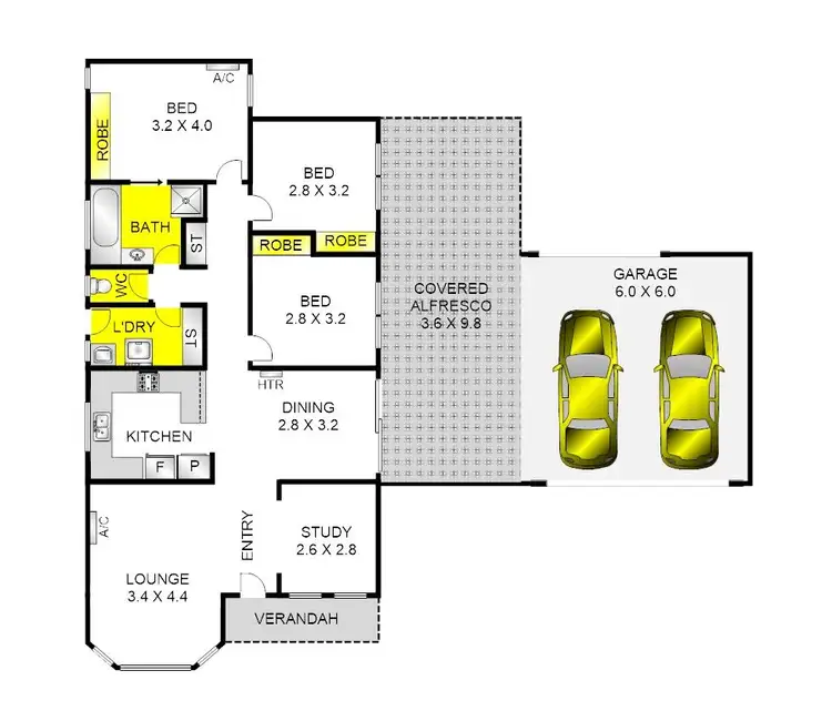 Floorplan of Homely house listing, 101 Flinders Avenue, Lara VIC 3212
