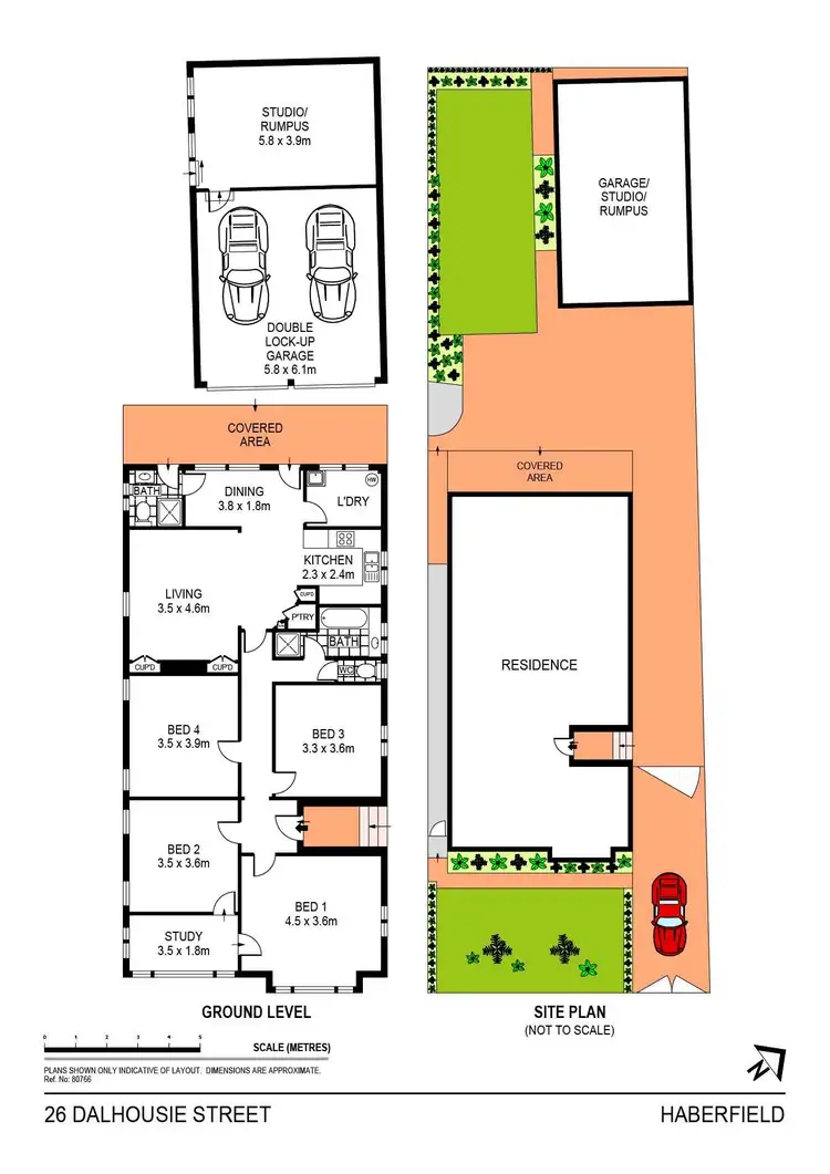 Floorplan of Homely house listing, 26 Dalhousie, Haberfield NSW 2045