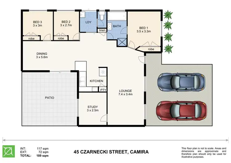 Floorplan of Homely house listing, 45 Czarnecki Street, Camira QLD 4300