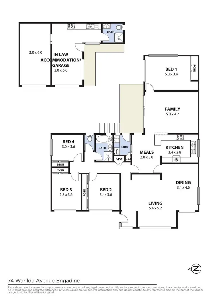 Floorplan of Homely house listing, 74 Warilda Avenue, Engadine NSW 2233