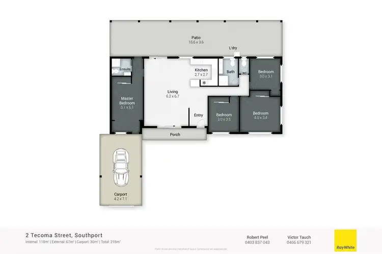 Floorplan of Homely house listing, 2 Tecoma Street, Southport QLD 4215