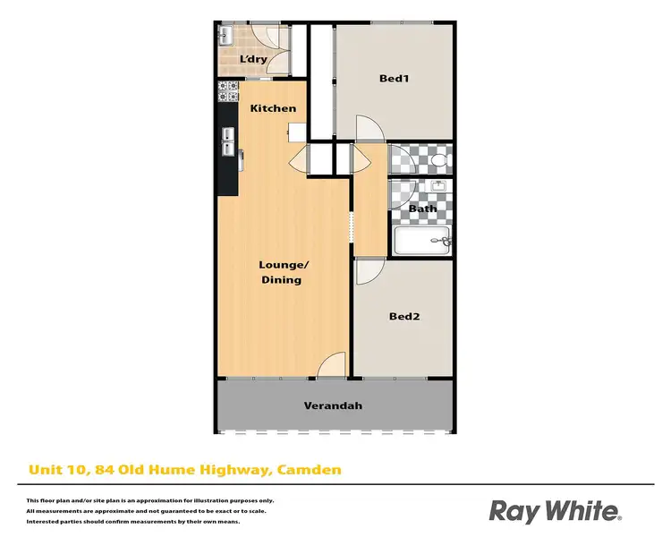 Floorplan of Homely villa listing, 10/84 Old Hume Highway, Camden NSW 2570
