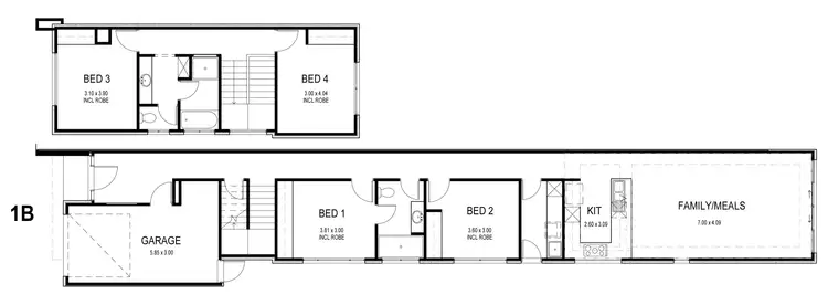 Floorplan of Homely house listing, 1B Netherby Avenue, Plympton SA 5038