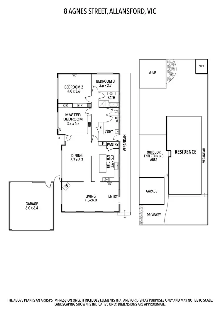 Floorplan of Homely house listing, 8 Agnes Street, Allansford VIC 3277