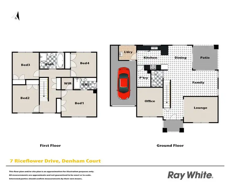 Floorplan of Homely house listing, 7 Riceflower Drive, Denham Court NSW 2565