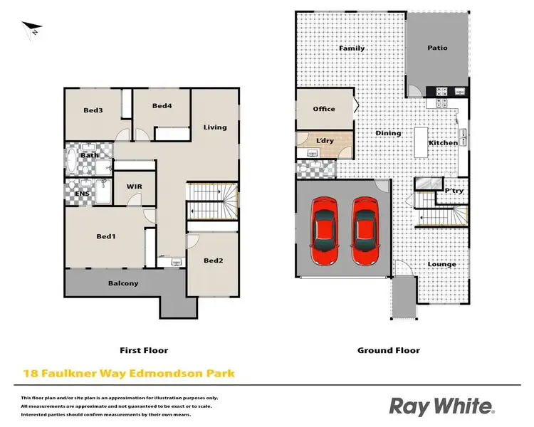 Floorplan of Homely house listing, 18 Faulkner Way, Edmondson Park NSW 2174