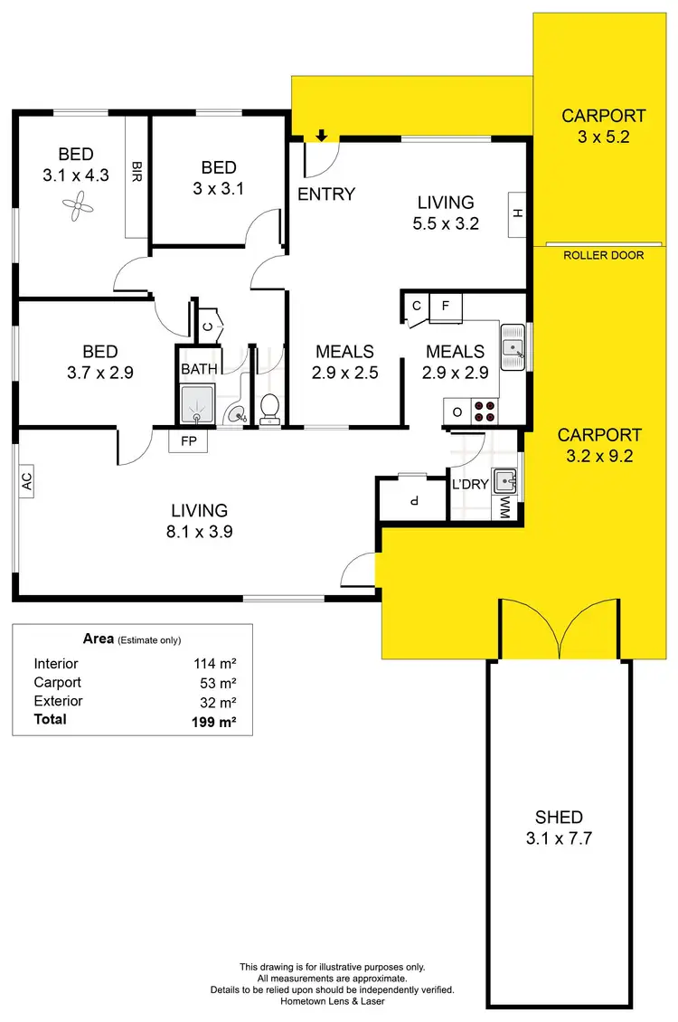 Floorplan of Homely house listing, 7 Chitral Terrace, South Plympton SA 5038