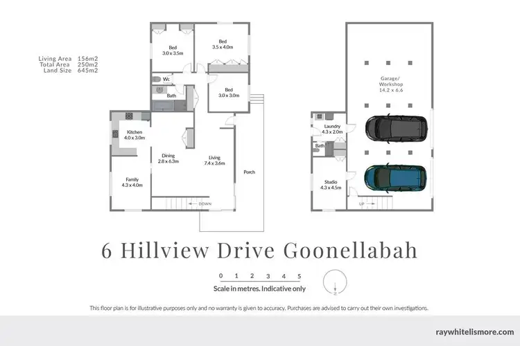 Floorplan of Homely house listing, 6 Hillview Drive, Goonellabah NSW 2480
