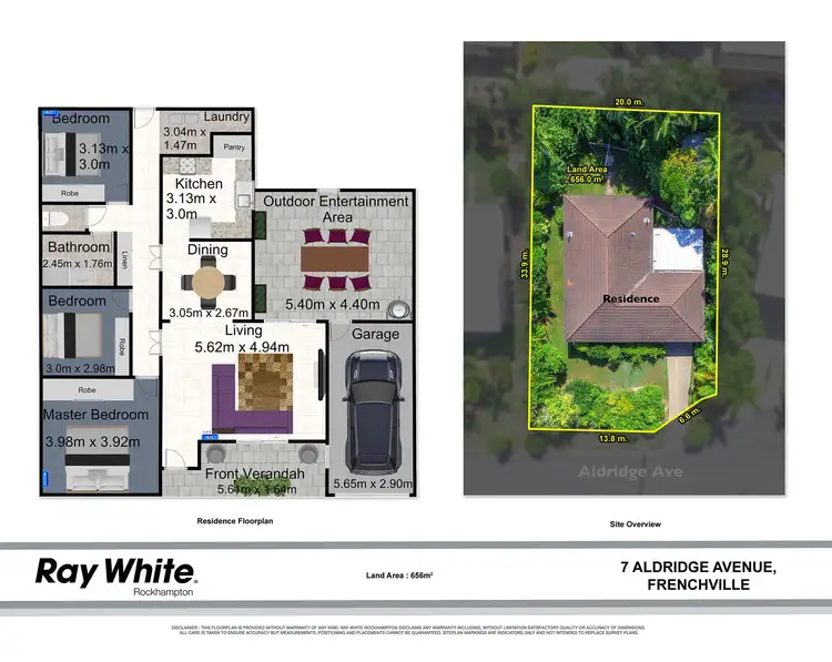 Floorplan of Homely house listing, 7 Aldridge Avenue, Frenchville QLD 4701