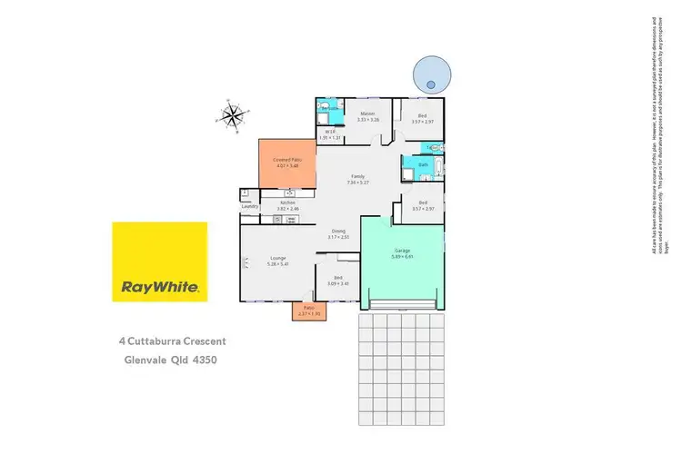Floorplan of Homely house listing, 4 Cuttaburra Crescent, Glenvale QLD 4350