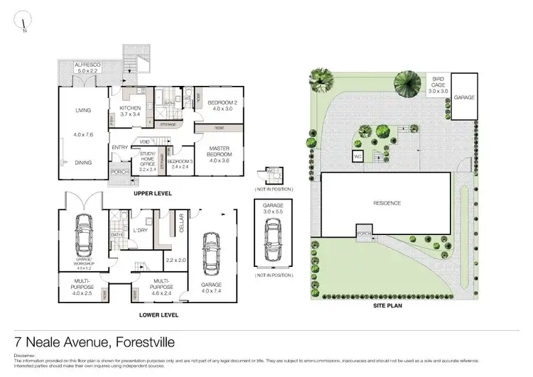 Floorplan of Homely house listing, 7 Neale Avenue, Forestville NSW 2087
