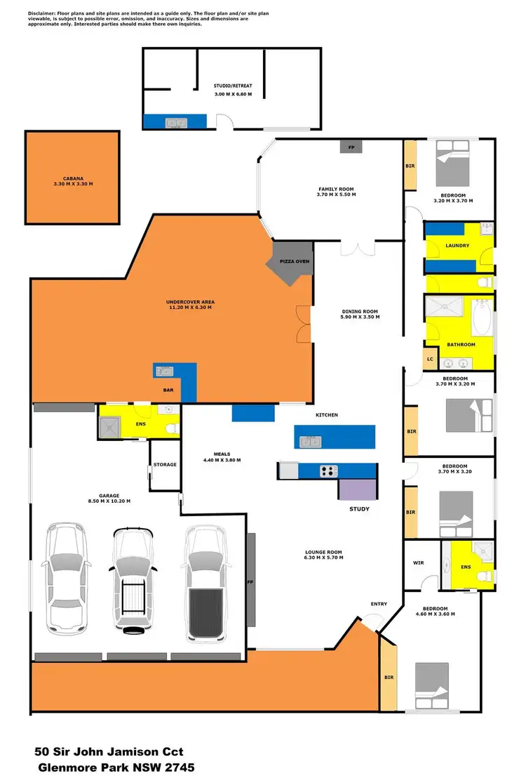 Floorplan of Homely house listing, 50 Sir John Jamison Circuit, Glenmore Park NSW 2745