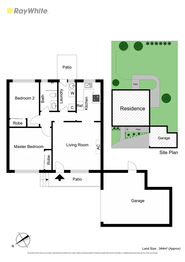Floorplan of Homely unit listing, 2/645 Nepean Highway, Frankston South VIC 3199