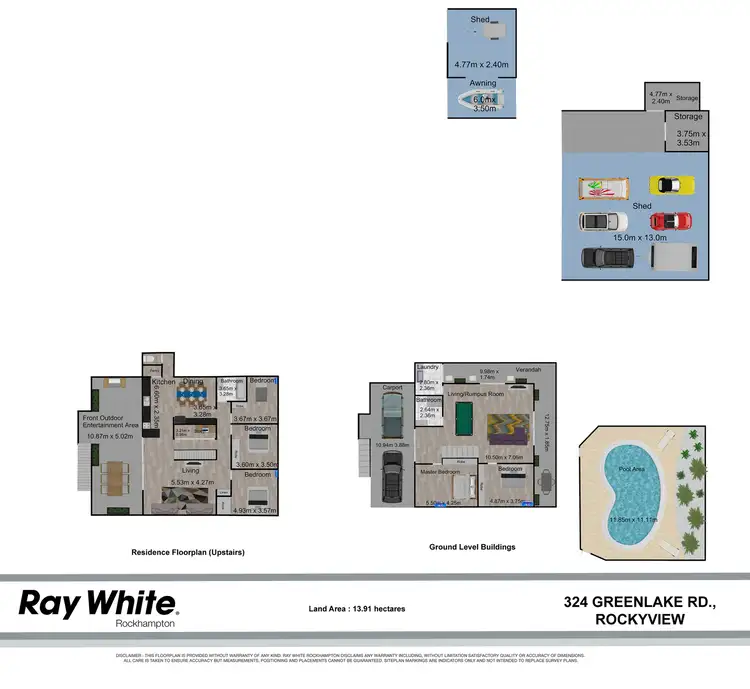 Floorplan of Homely house listing, 324 Greenlake Road, Rockyview QLD 4701
