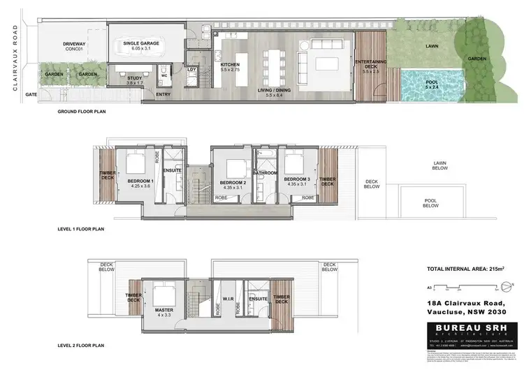 Floorplan of Homely house listing, 18A Clairvaux Road, Vaucluse NSW 2030