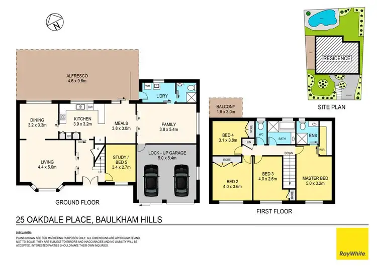 Floorplan of Homely house listing, 25 Oakdale Place, Baulkham Hills NSW 2153