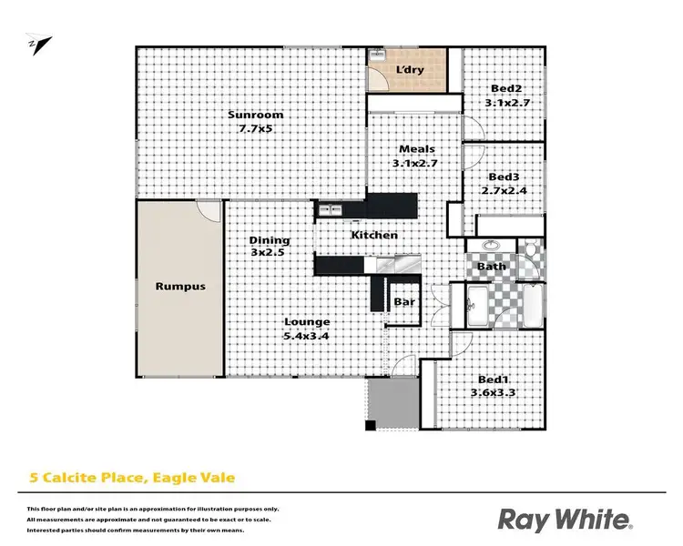 Floorplan of Homely house listing, 5 Calcite Place, Eagle Vale NSW 2558