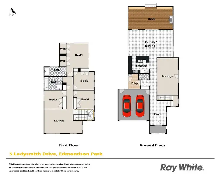 Floorplan of Homely house listing, 5 Ladysmith Drive, Edmondson Park NSW 2174