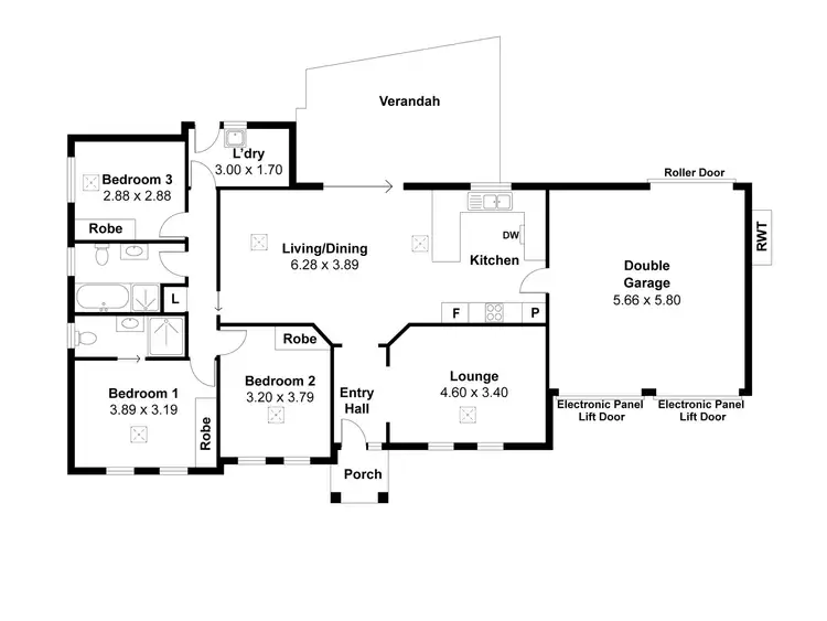 Floorplan of Homely house listing, 9 Calendar Place, Woodville West SA 5011