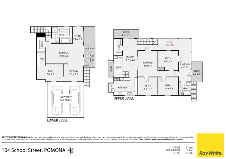 Floorplan of Homely house listing, 104 School Street, Pomona QLD 4568