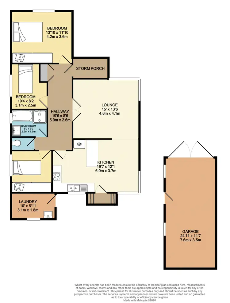 Floorplan of Homely house listing, 37 Monterey Street, South Wentworthville NSW 2145