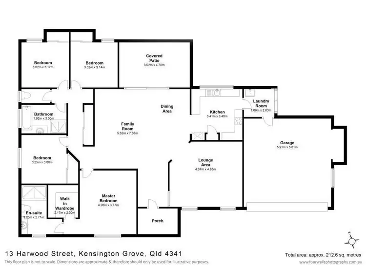 Floorplan of Homely house listing, 13 Harwood Street, Kensington Grove QLD 4341