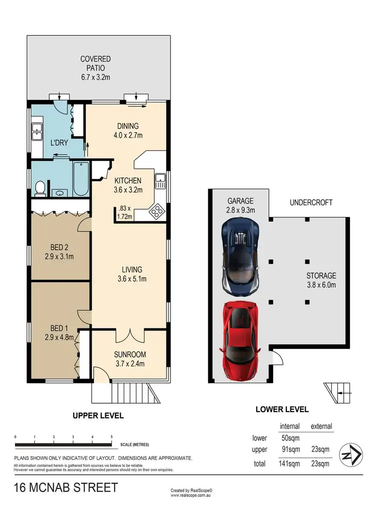 Floorplan of Homely house listing, 16 McNab Street, Paddington QLD 4064