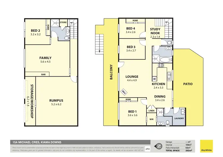 Floorplan of Homely house listing, 15A Michael Crescent, Kiama Downs NSW 2533