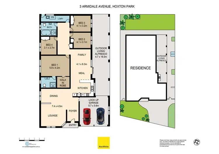 Floorplan of Homely house listing, 3 Armidale Avenue, Hoxton Park NSW 2171