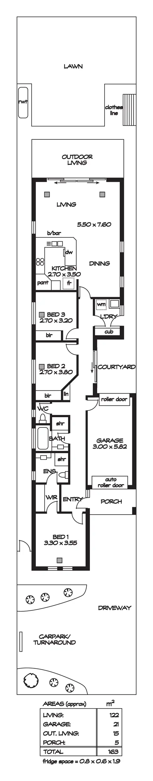 Floorplan of Homely house listing, 77A Reservoir Road, Modbury SA 5092