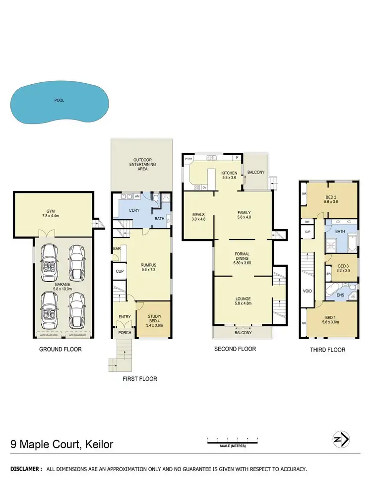 Floorplan of Homely house listing, 9 Maple Court, Keilor VIC 3036