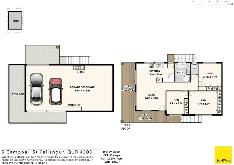 Floorplan of Homely house listing, 5 Campbell Street, Kallangur QLD 4503