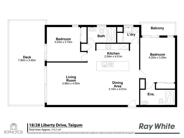 Floorplan of Homely unit listing, 18/28 Liberty Drive, Taigum QLD 4018