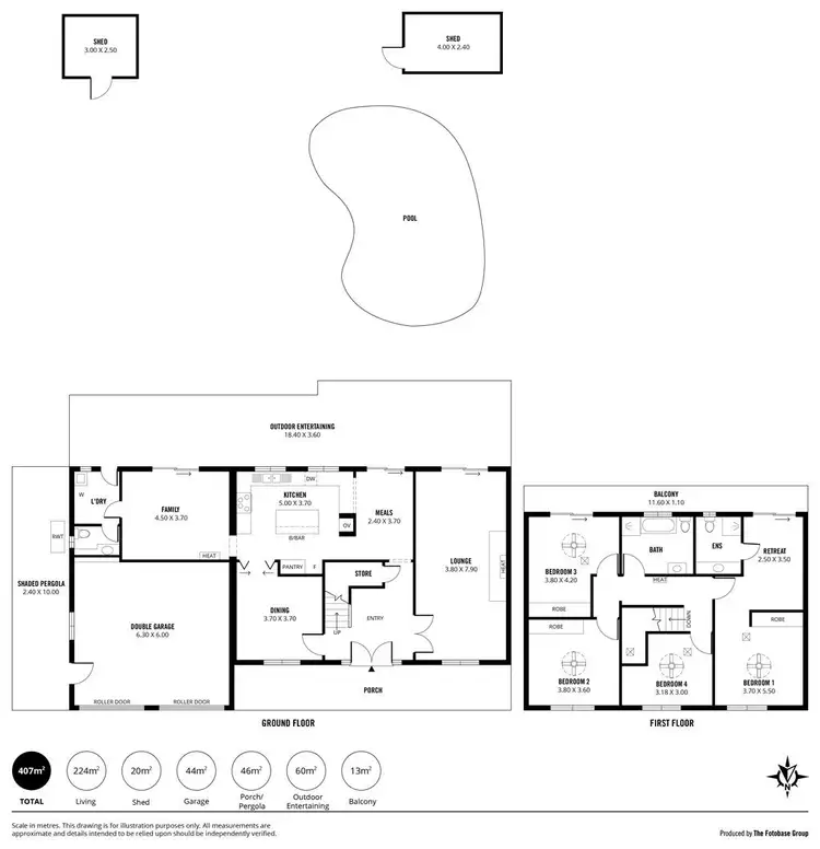 Floorplan of Homely house listing, 62 Fairlie Drive, Flagstaff Hill SA 5159