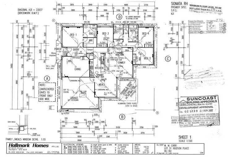 Floorplan of Homely house listing, 23 Hudson Place, Bli Bli QLD 4560