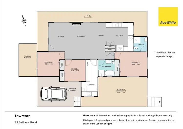 Floorplan of Homely house listing, 21 Ruthven Street, Lawrence NSW 2460