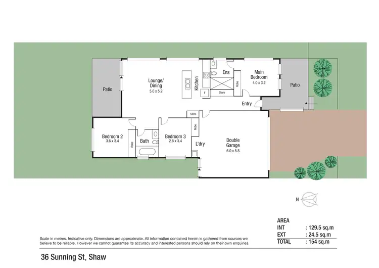 Floorplan of Homely house listing, 36 Sunning Street, Shaw QLD 4818