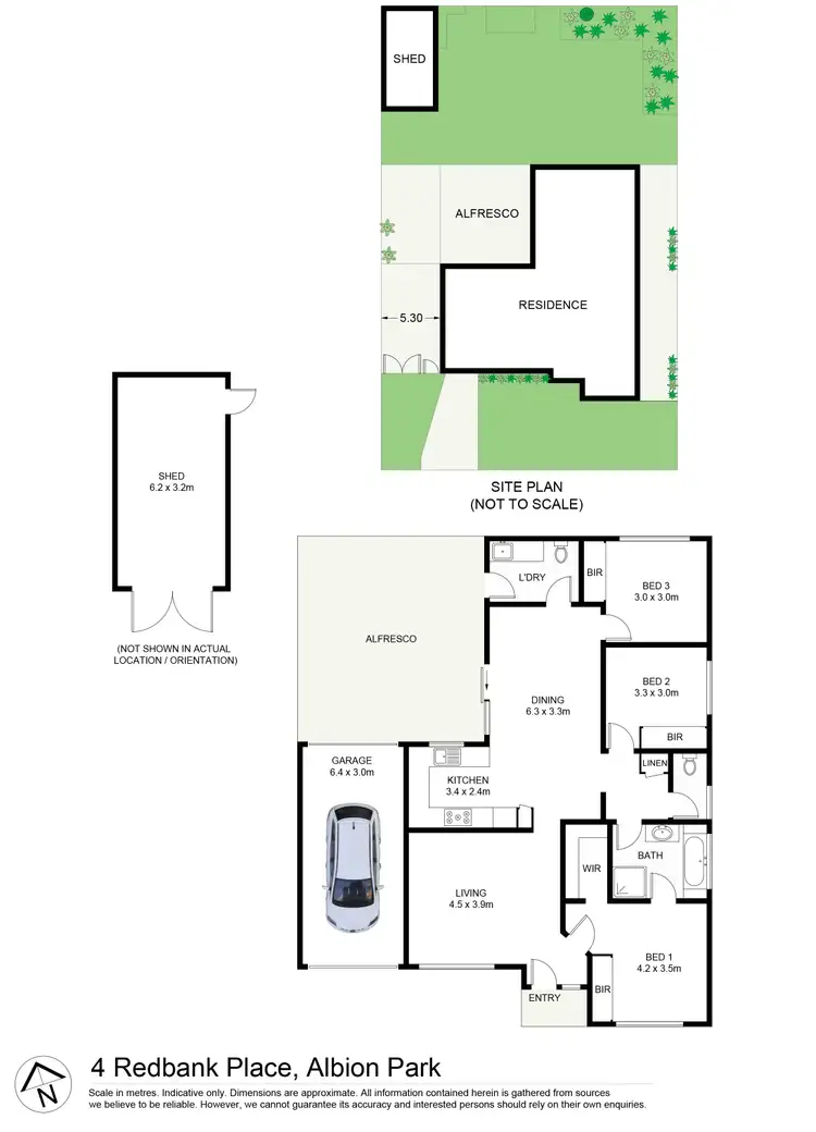 Floorplan of Homely house listing, 4 Redbank Place, Albion Park NSW 2527