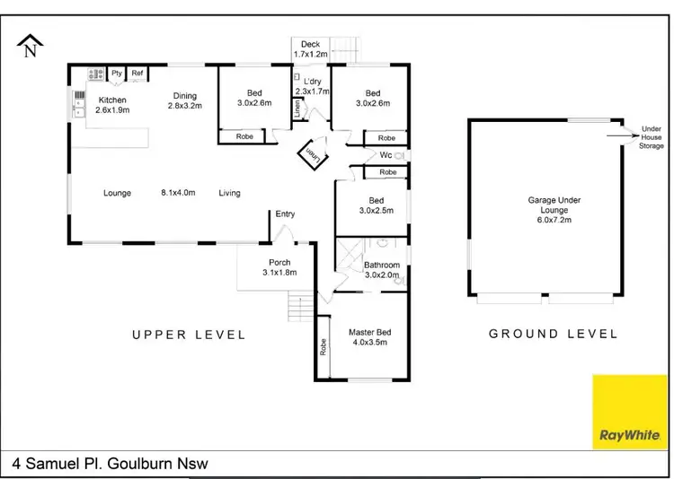 Floorplan of Homely house listing, 4 Samuel Place, Goulburn NSW 2580
