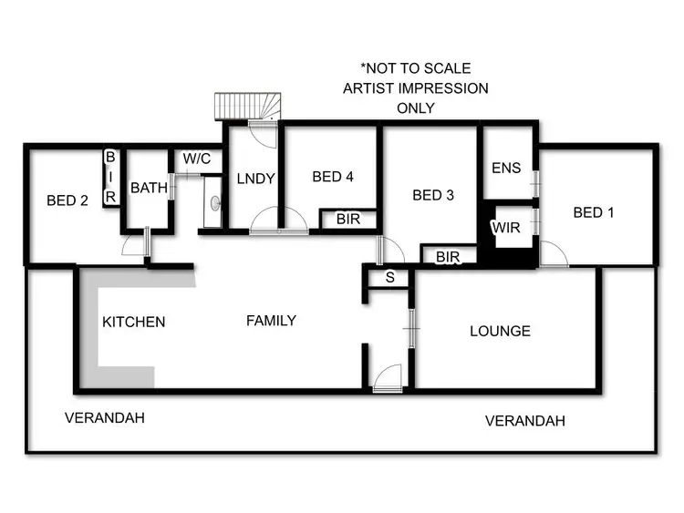 Floorplan of Homely rural property listing, 127 Pattersons Lane, Young NSW 2594
