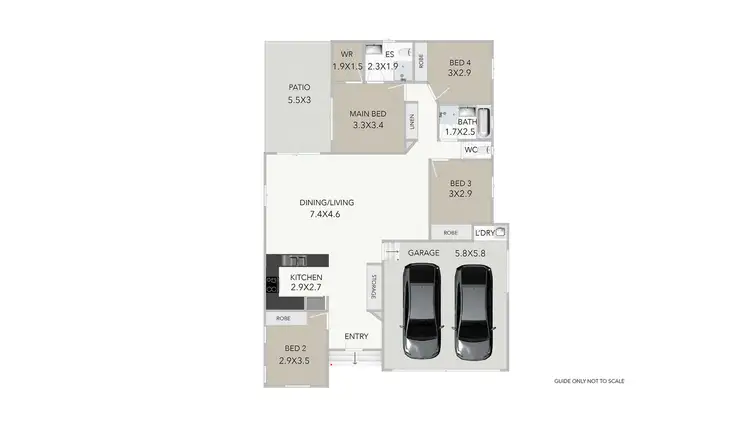 Floorplan of Homely house listing, 57 Creekside Drive, Springfield Lakes QLD 4300