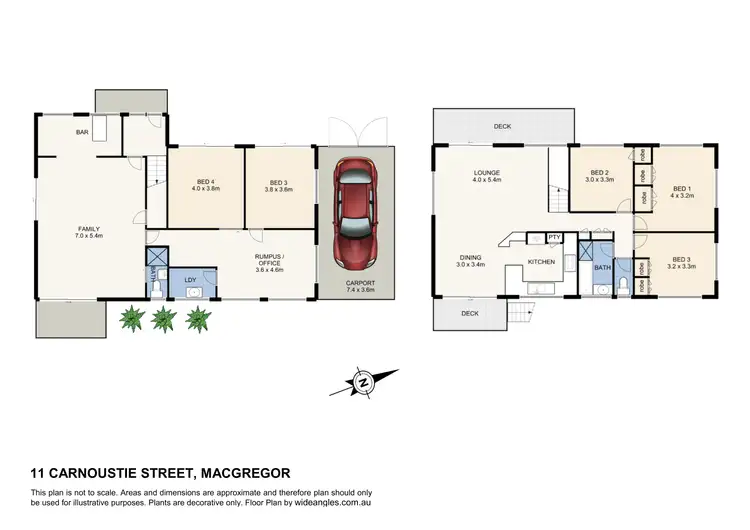 Floorplan of Homely house listing, 11 Carnoustie Street, Macgregor QLD 4109