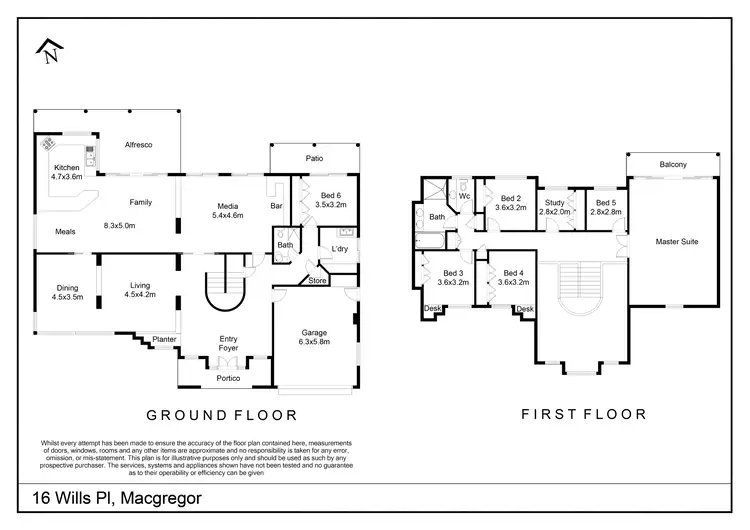 Floorplan of Homely house listing, 16 Wills Place, Macgregor QLD 4109