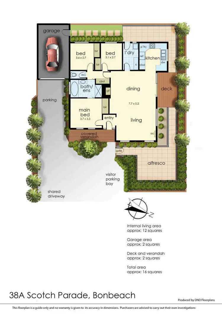 Floorplan of Homely house listing, 38A Scotch Parade, Bonbeach VIC 3196