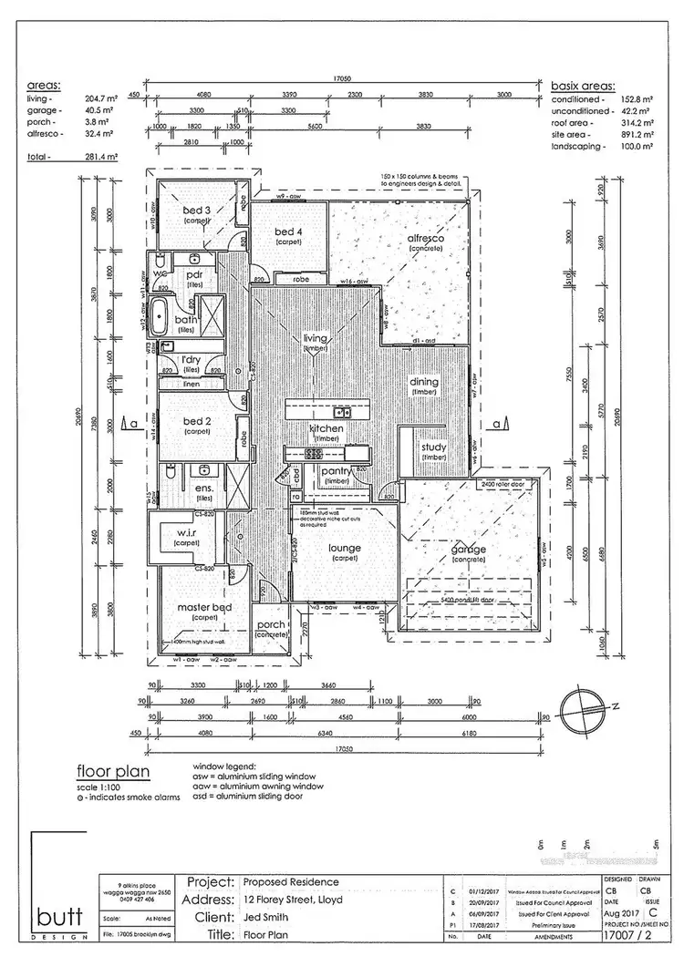 Floorplan of Homely house listing, 12 Florey Street, Lloyd NSW 2650