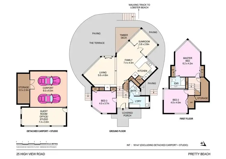 Floorplan of Homely house listing, 25 High View Road, Pretty Beach NSW 2257