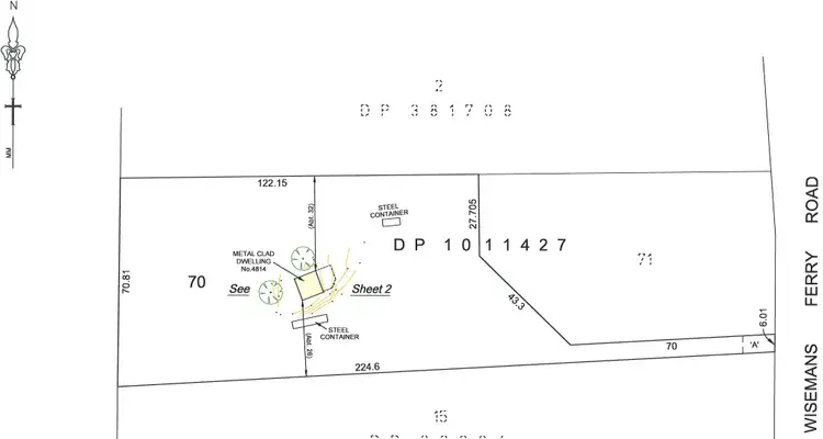 Floorplan of Homely rural property listing, 4814 Wisemans Ferry Road, Spencer NSW 2775